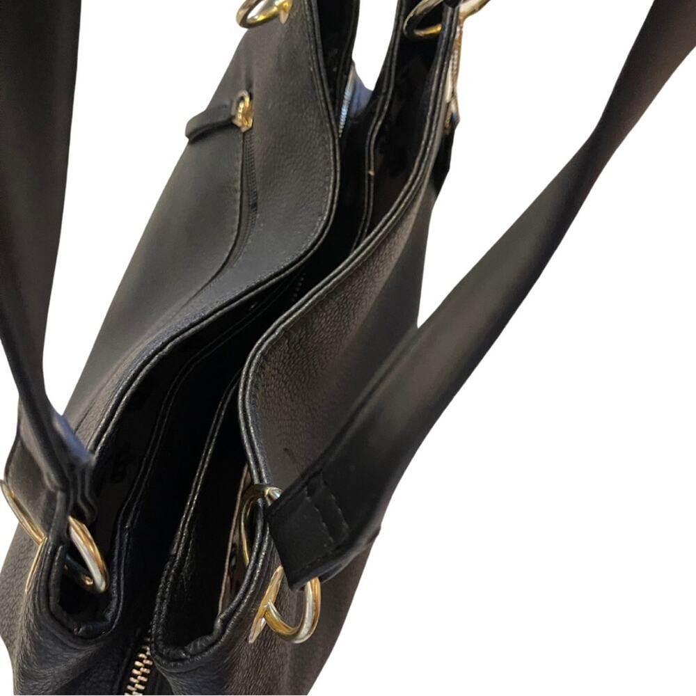 Juicy by Juicy Couture black shoulder bag with gold hardware. Y2K vintage - Picture 4 of 7